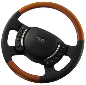 Range Rover L322 Steering Wheel - Cherry HEATED ( nappa perforated leather ) Preview